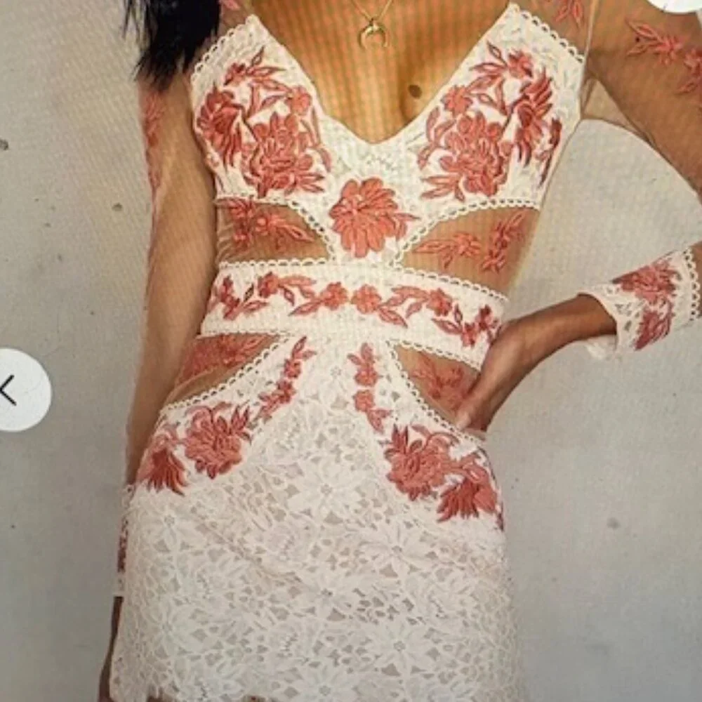 For Love and Lemons Tulle Matador Dress, Sz M - Picture 5 of 15